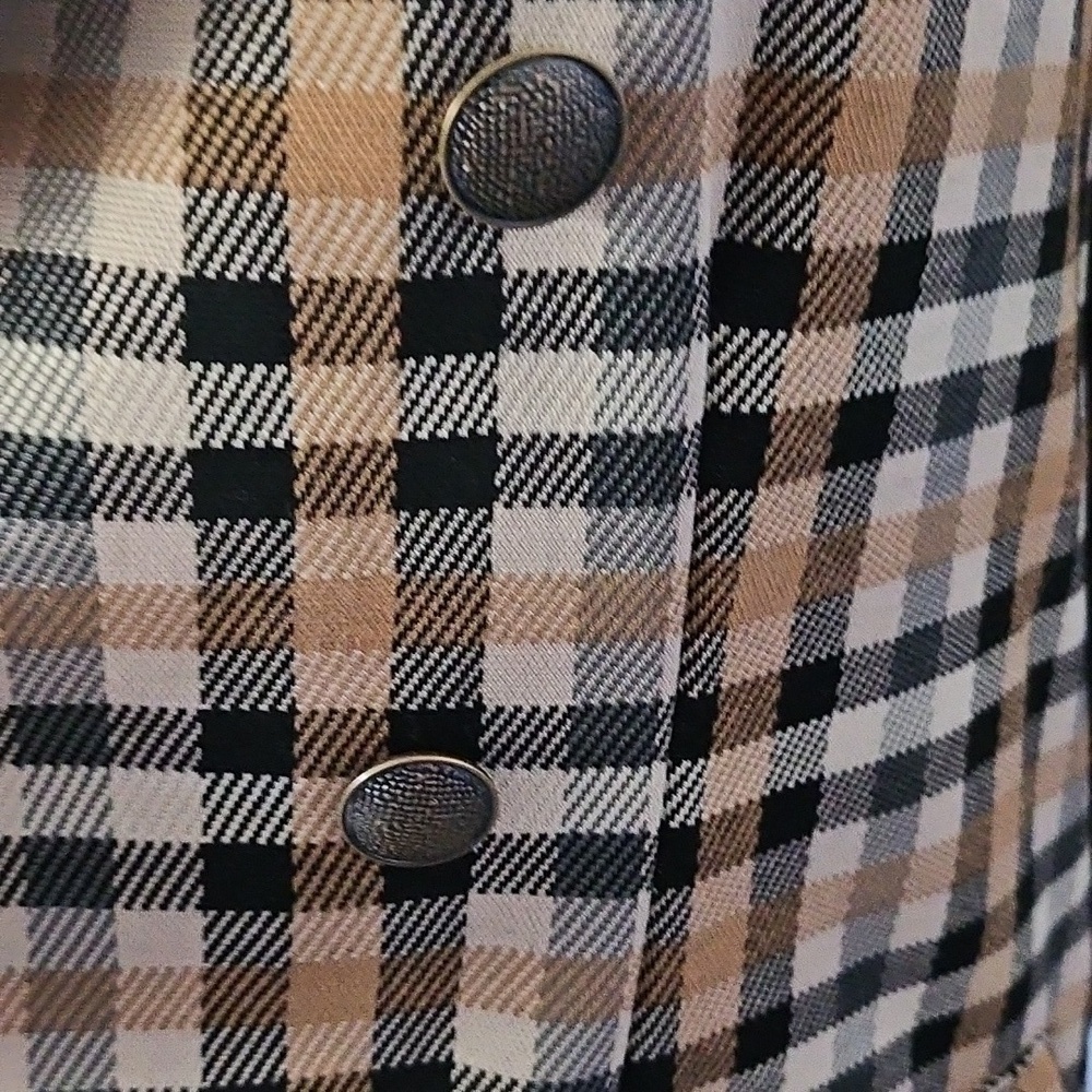 Maurices Caramel, Tan, and Brown Checkered Blazer NWOT - Picture 6 of 16
